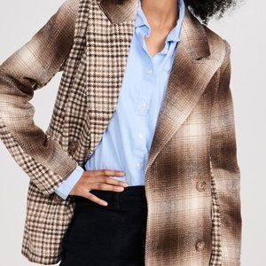 Avec Les Filles Double Breasted Coat Blazer